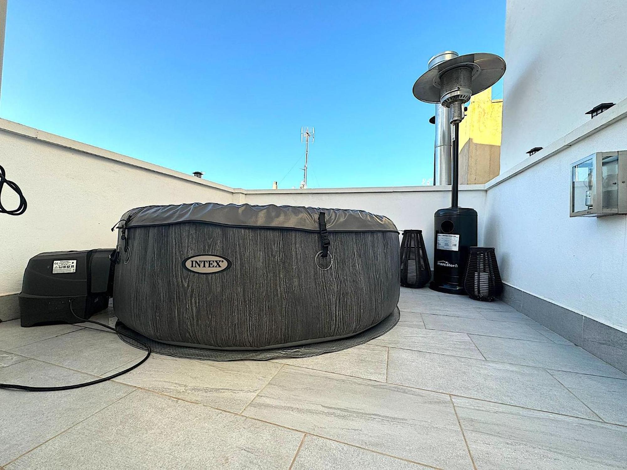 Atico Con Jacuzzi Privado , 1 Min Walk De Playa Levante סנטה פולה מראה חיצוני תמונה